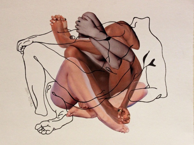 untitled (recline) by Trissa Dodson, Collage Drawing 2015